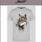 T-Shirt mit Aufdruck Wolf