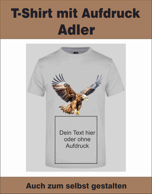 Adler (Eagle) T-Shirt auch zum selbst gestalten bei tex-druck.de