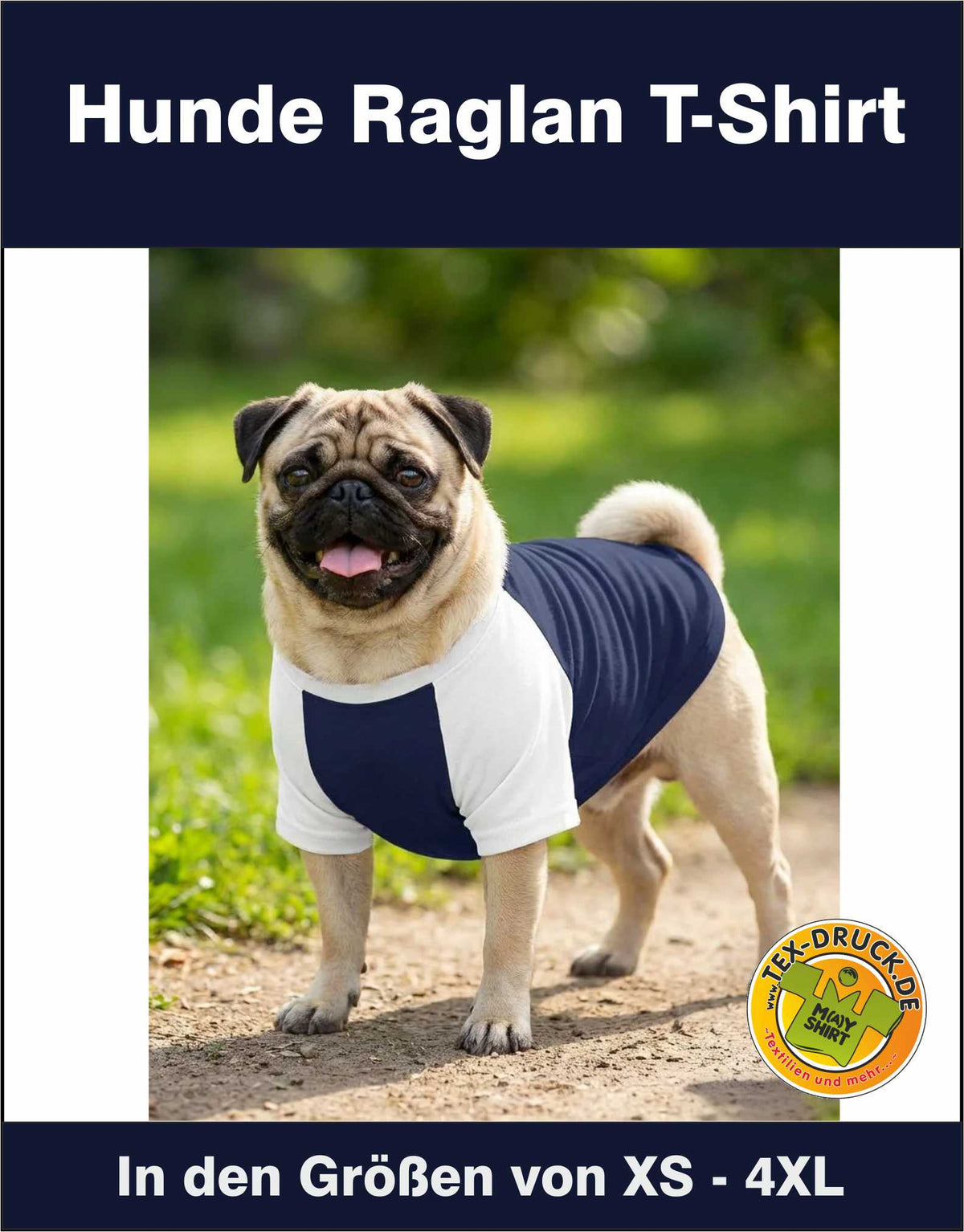 Hunde Raglan T-Shirt