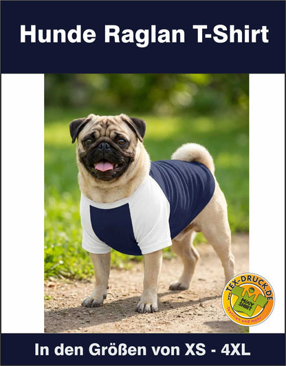 Hunde Raglan T-Shirt