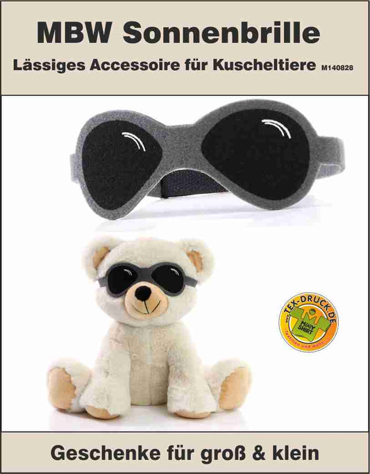 Sonnenbrille  Lässiges Accessoire für Kuscheltiere M140828