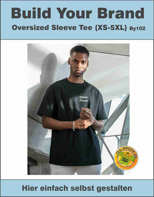 Heavy Oversized Sleeve Tee Build Your Brand BY102 (XS-5XL)