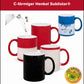 Sublistar® Farbwechseltasse (Zaubertasse) Modell CC, 11oz, C-förmiger Henkel