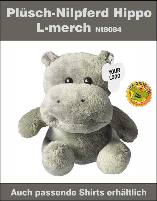 Plüsch-Nilpferd Hippo L-merch NT8084