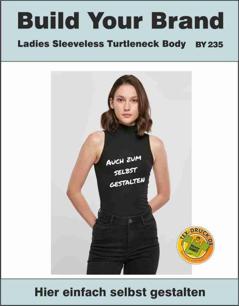 Ladies Sleeveless Turtleneck Body Build Your Brand BY235