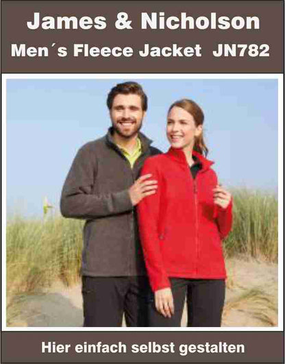 James & Nicholson Men´s Fleece Jacket JN782