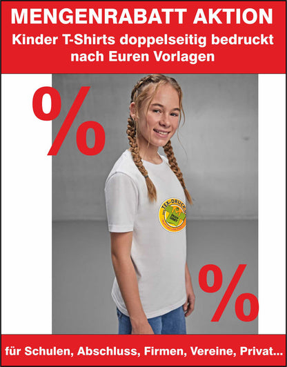 Mengenrabatt Aktion B&C T-Shirts für ABI, Abschluss, Firmen, Vereine, Privat