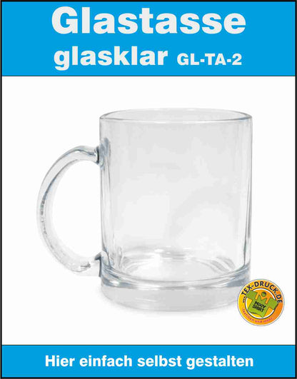 Glastasse glasklar GL-TA-2