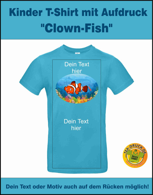 Clown-Fish  T-Shirt auch zum selbst gestalten bei tex-druck.de