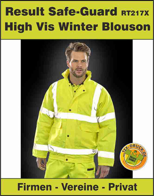 High Vis Winter Blouson Result Safe-Guard RT217X