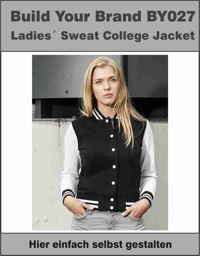 Ladies´ Sweat College Jacket Build Your Brand BY027