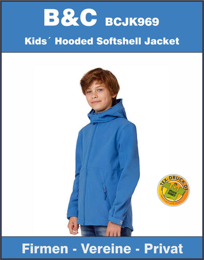 Kids´ Hooded Softshell Jacket BCJK969