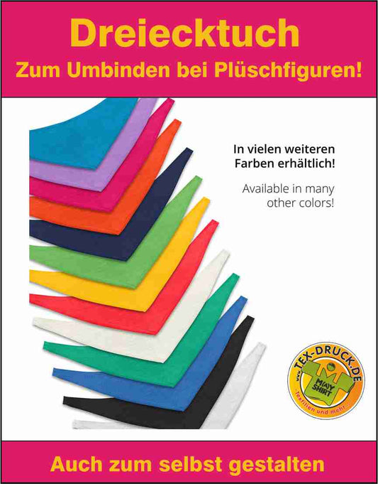 Dreiecktuch Zum Umbinden bei Plüschfiguren M160161