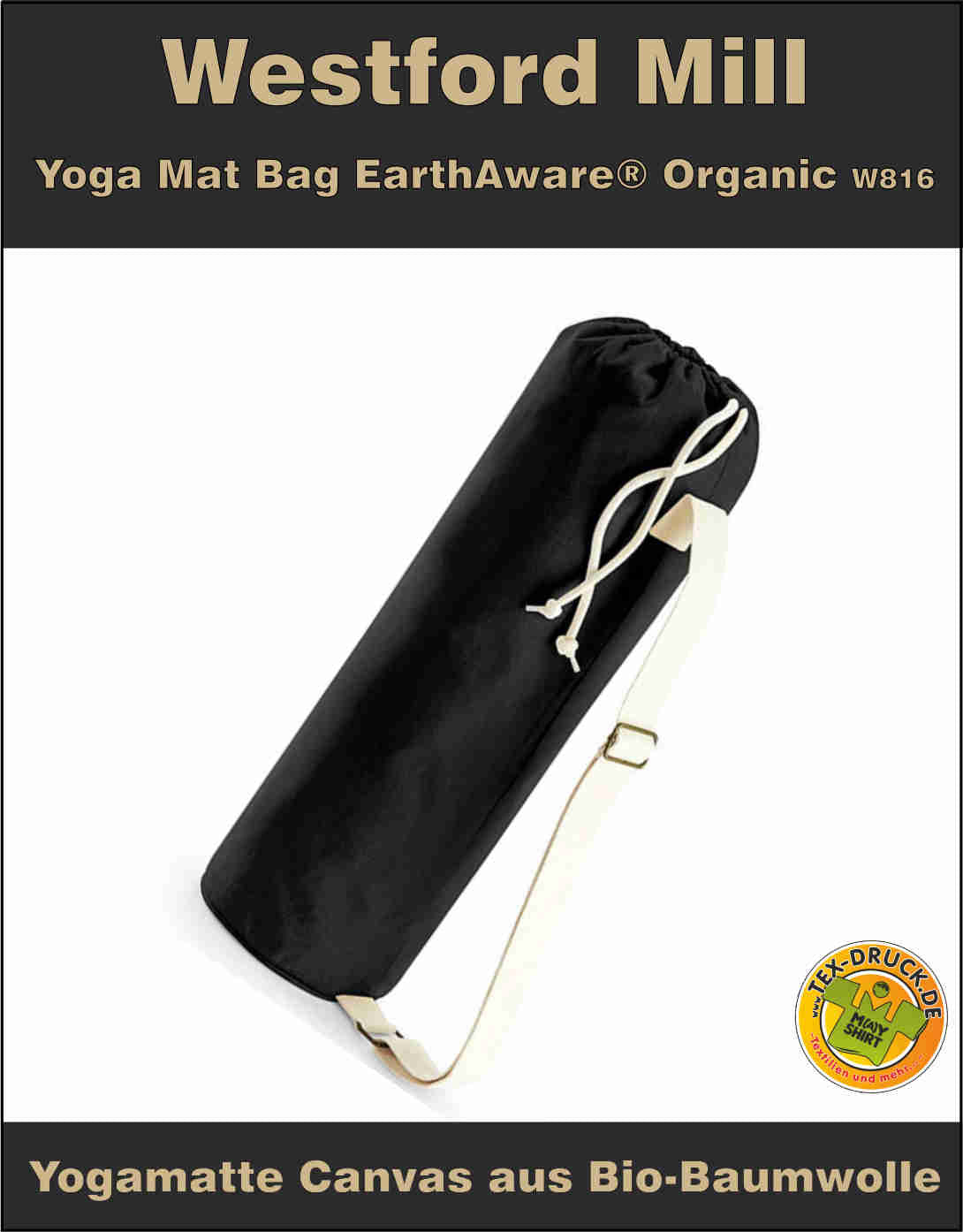 Yoga Mat Bag EarthAware® Organic Westford Mill W816