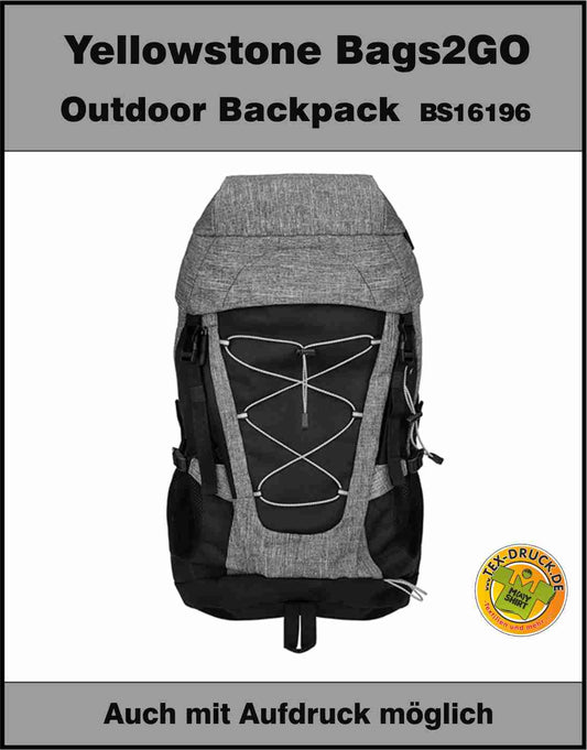 Outdoor Backpack - Yellowstone Bags2GO BS16196