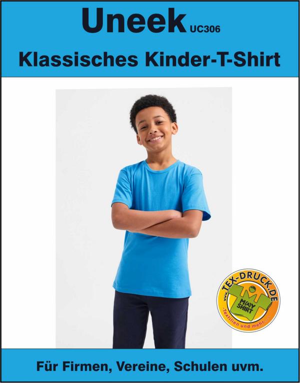 Uneek Unisex Klassisches Kinder-T-Shirt UC306