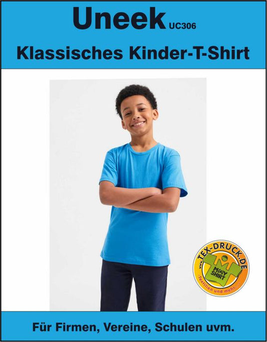 Uneek Unisex Klassisches Kinder-T-Shirt UC306