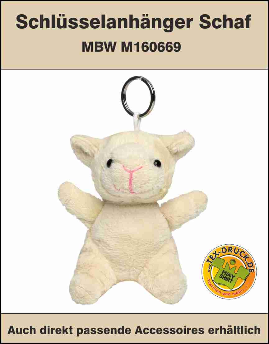 Schlüsselanhänger Schaf MBW M160669