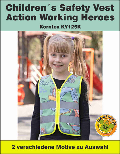 Children´s Safety Vest Action Working Heroes CO² Neutral  KX125K