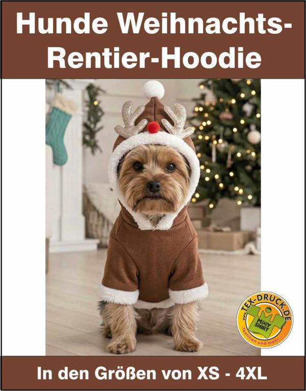 Weihnachts-Rentier-Hoodie (Portman & Pooch)