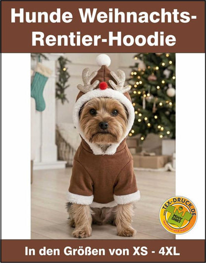 Weihnachts-Rentier-Hoodie (Portman & Pooch)