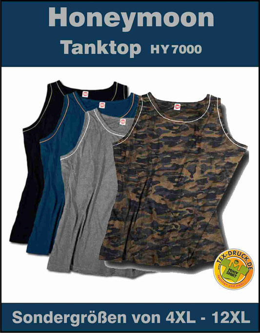 Tanktop Honeymoon HY7000 in Übergrößen von 4XL-12XL