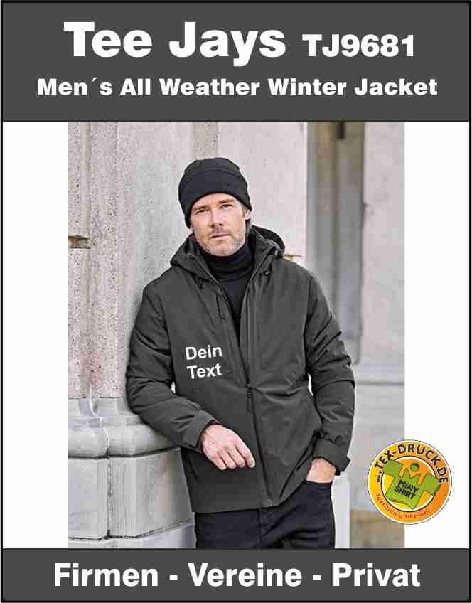 Men´s All Weather Winter Jacket Tee Jays TJ9680