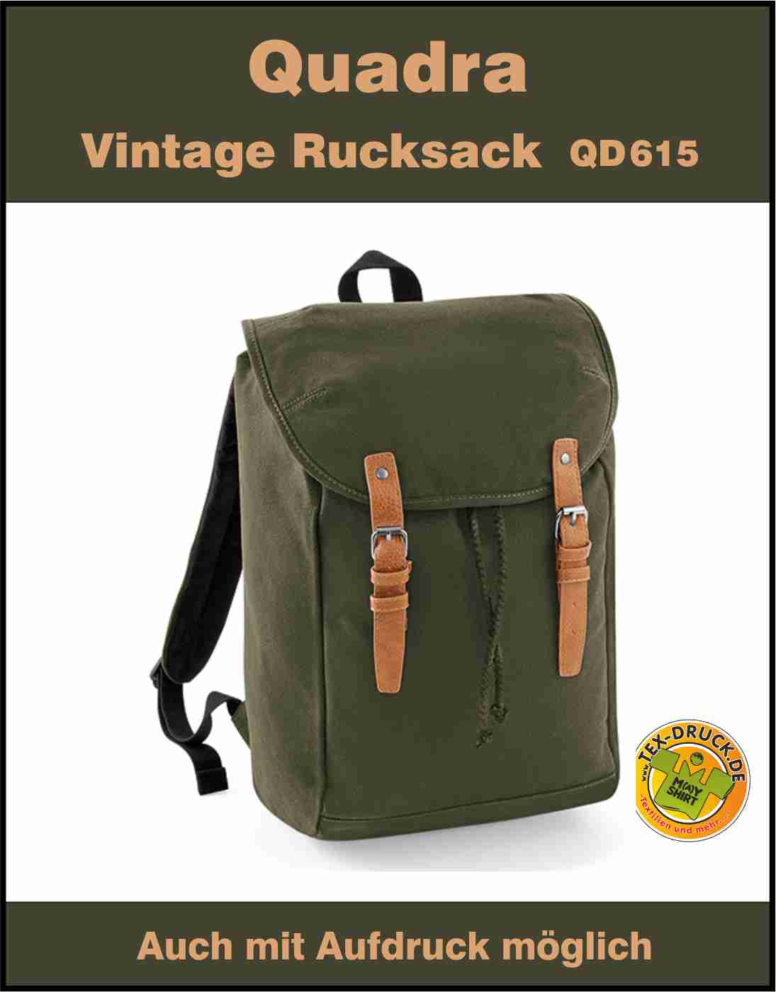 Vintage Rucksack Quadra QD615