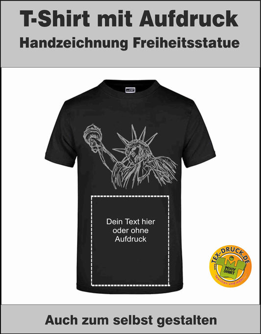 Freiheitsstatue T-Shirt auch zum selbst gestalten