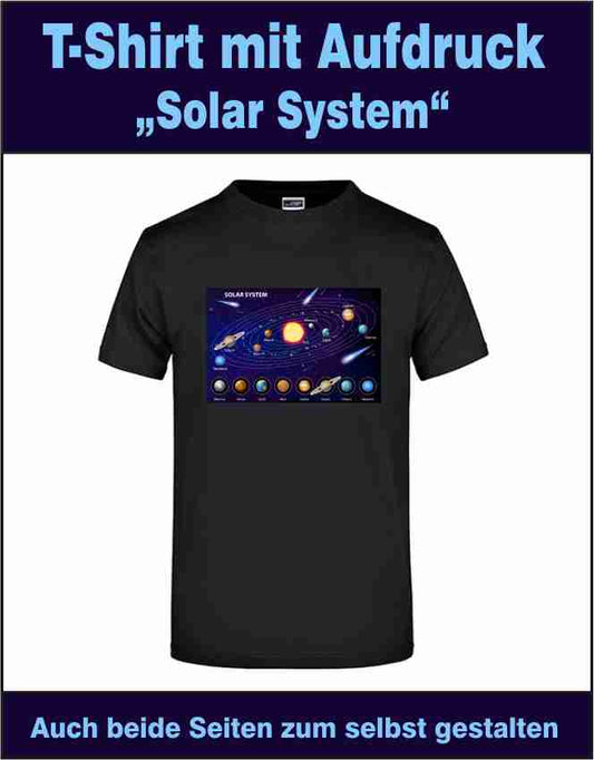 T-Shirt mit Aufdruck „Solar System"