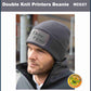 Result Winter Essentials Double Knit Printers Beanie RC027