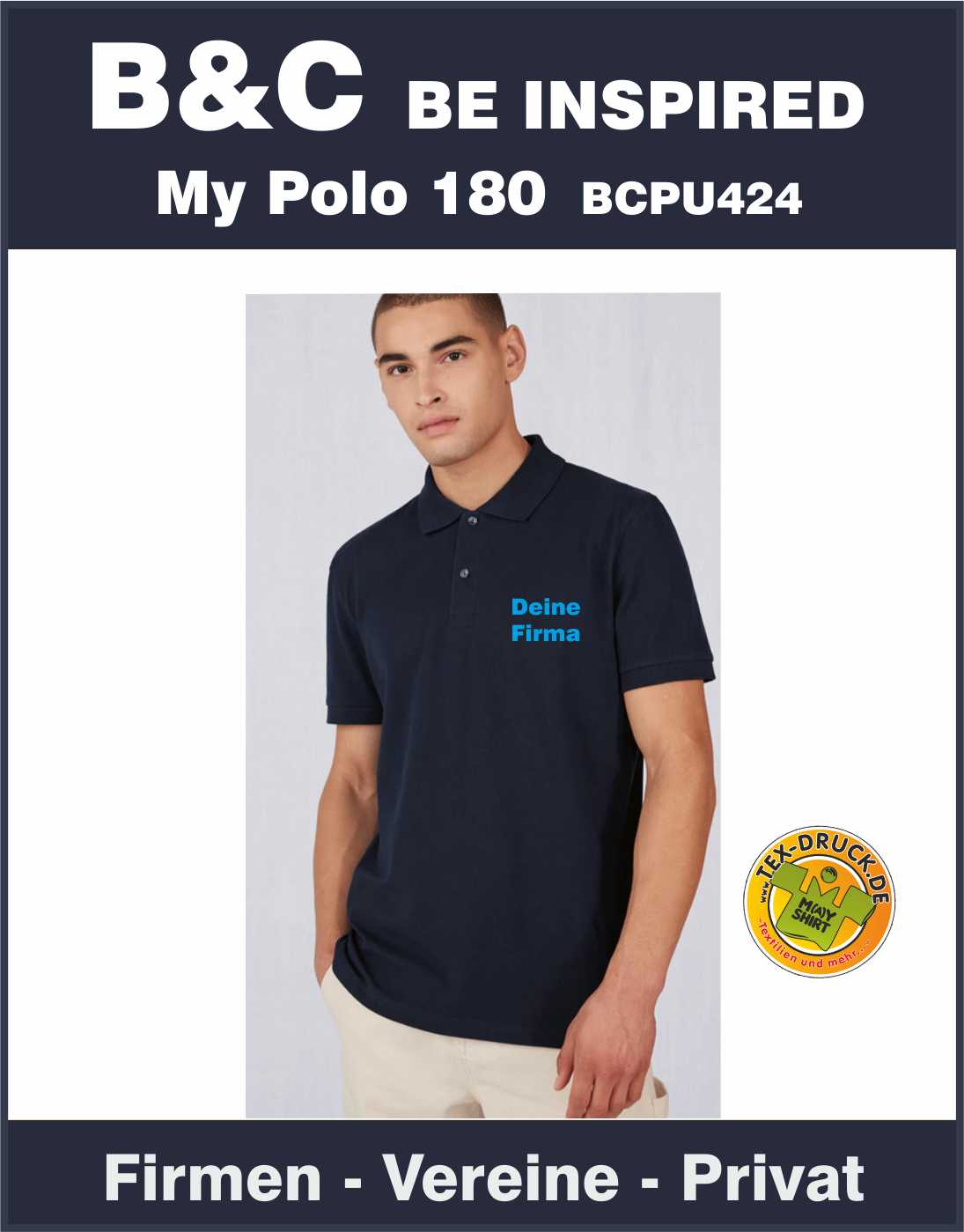 B&C BE INSPIRED My Polo 180 / BCPU424