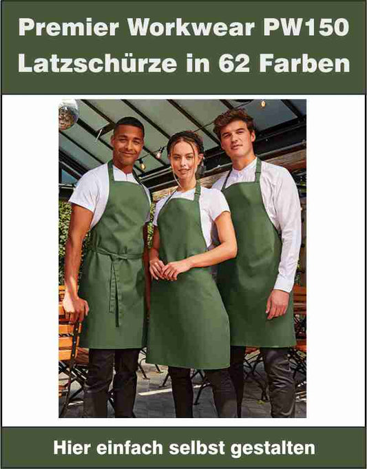 Latzschürze in 62 Farben  Premier Workwear PW150