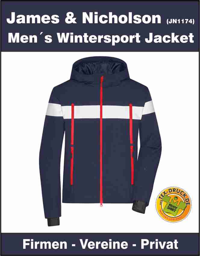 Men´s Wintersport Jacket James&Nicholson JN1174