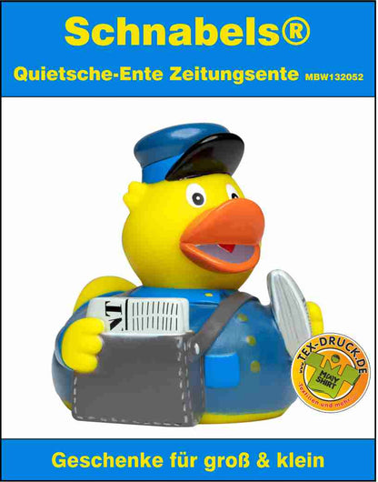 Schnabels® Quietsche-Ente Zeitungsente MBW132052