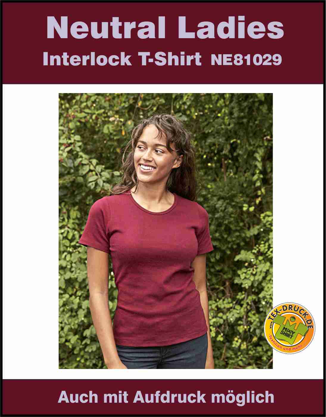 Neutral Ladies´ Interlock T-Shirt NE81029