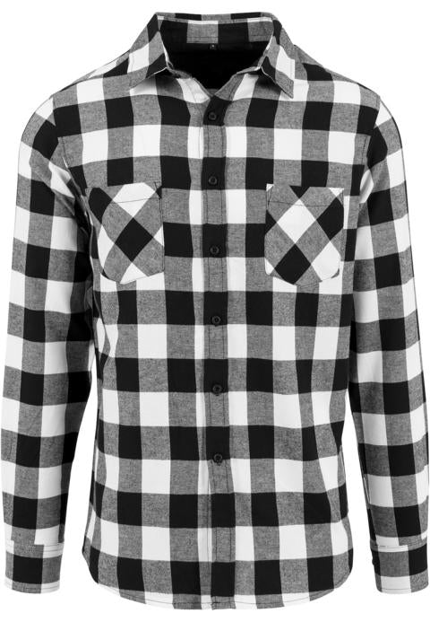 Checked Flannel Shirt Build Your Brand BY031