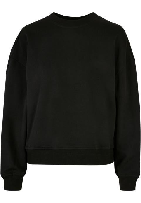 Build Your Brand Ladies Oversized Crewneck Sweatshirt BY212