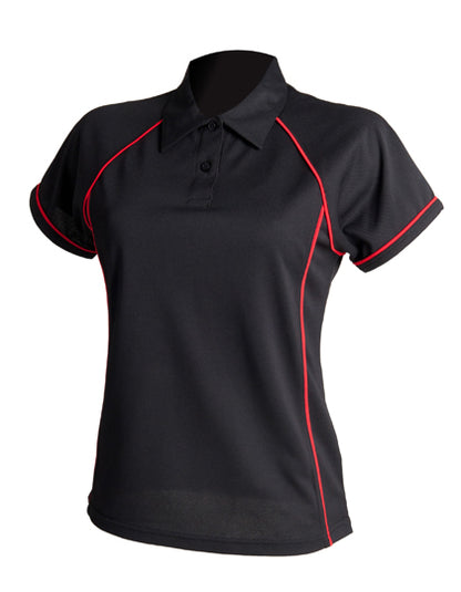 Ladies´ Piped Performance Polo Finden+Hales  FH371