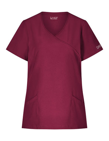 Sportsline Damen-Kasack, Slim Fit Exner EX702 Bordeaux