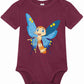 Baby Body mit Aufdruck Funny Butterfly