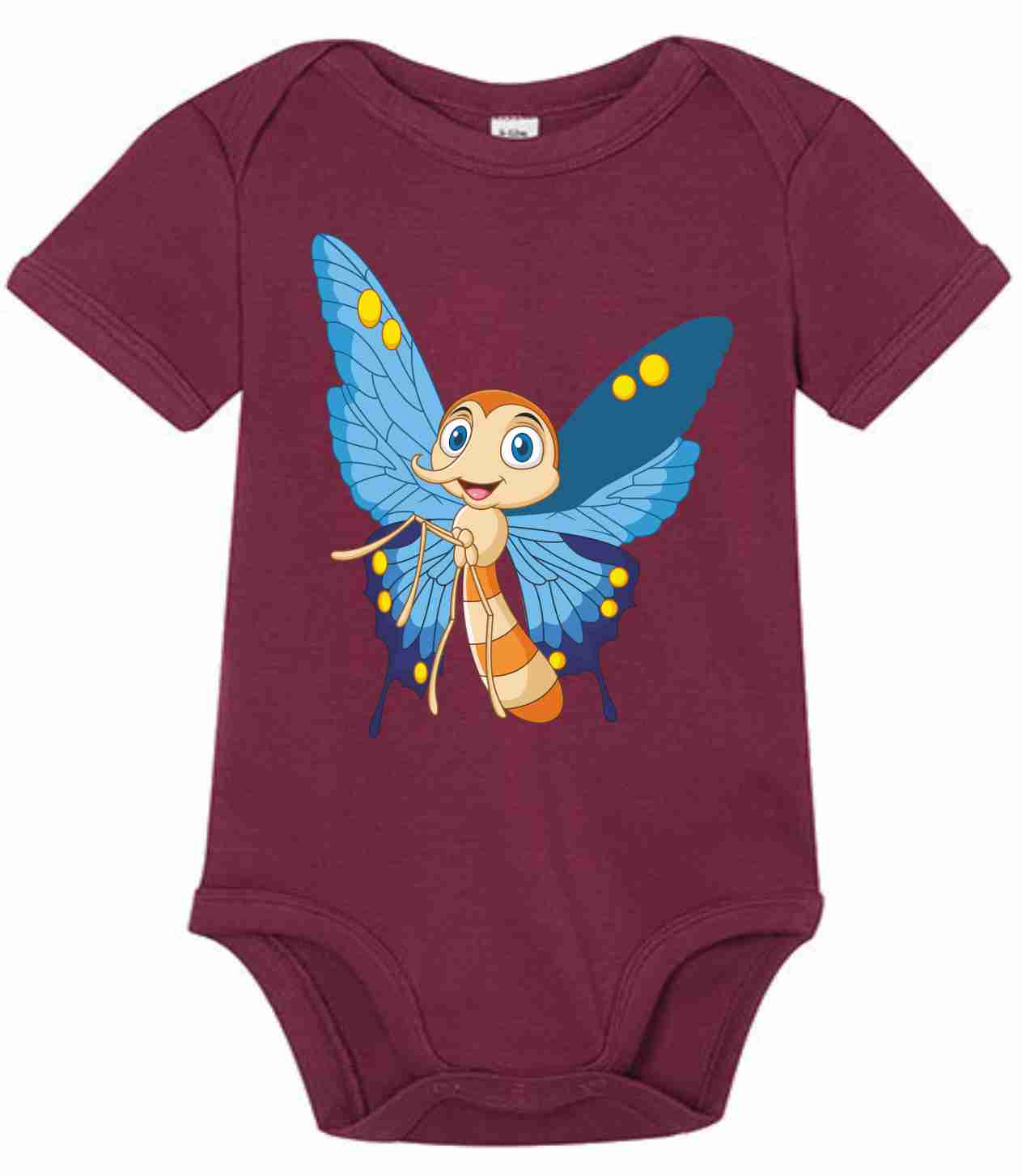 Baby Body mit Aufdruck Funny Butterfly