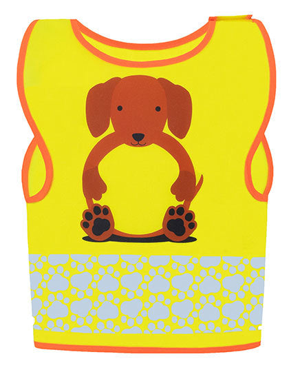 Kinder Warnweste mit Tiermotiven CO² Neutral KX119