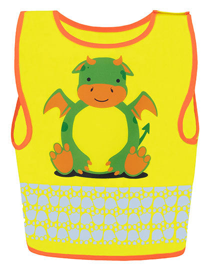 Kinder Warnweste mit Tiermotiven CO² Neutral KX119