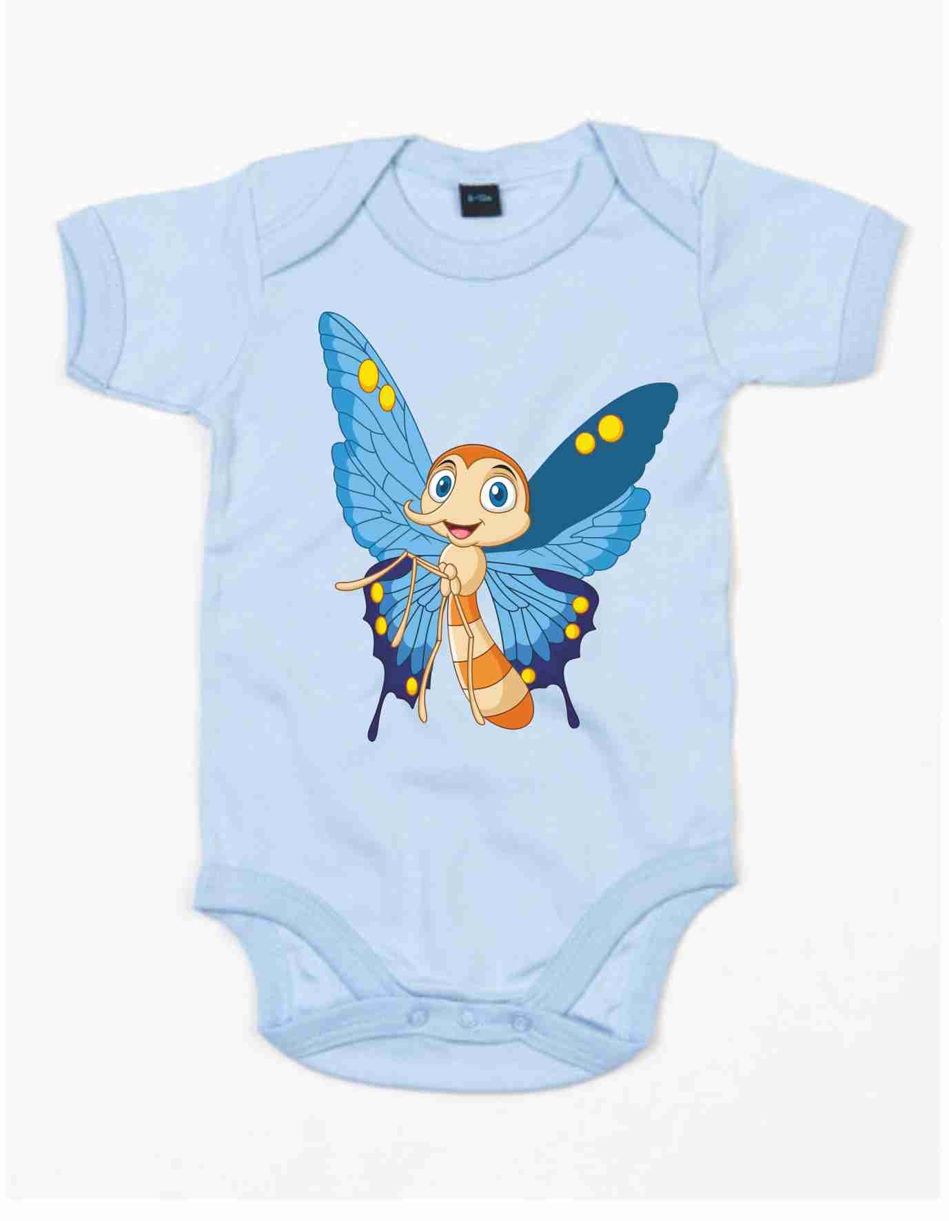 Baby Body mit Aufdruck Funny Butterfly