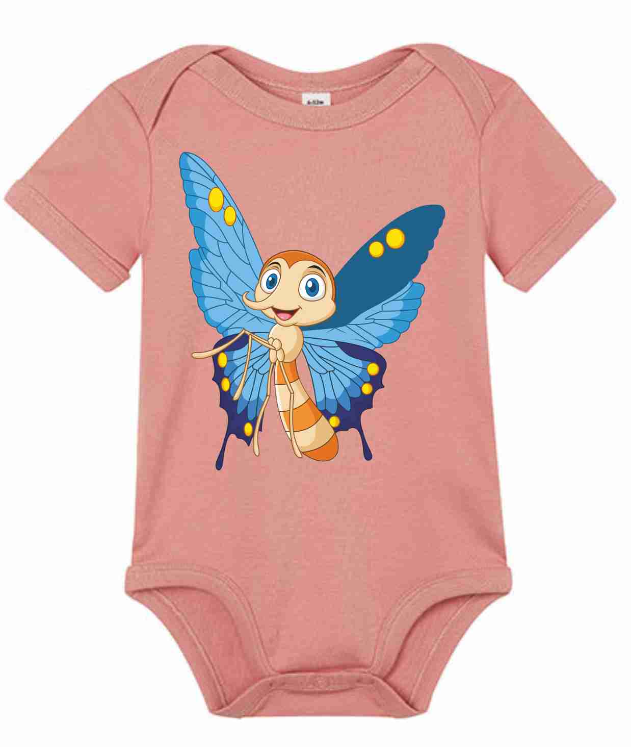 Baby Body mit Aufdruck Funny Butterfly