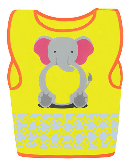 Kinder Warnweste mit Tiermotiven CO² Neutral KX119