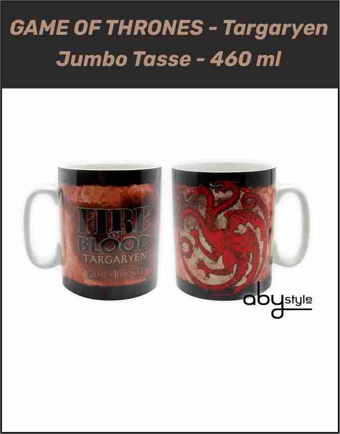 GAME OF THRONES - Targaryen Jumbo Tasse - 460 ml