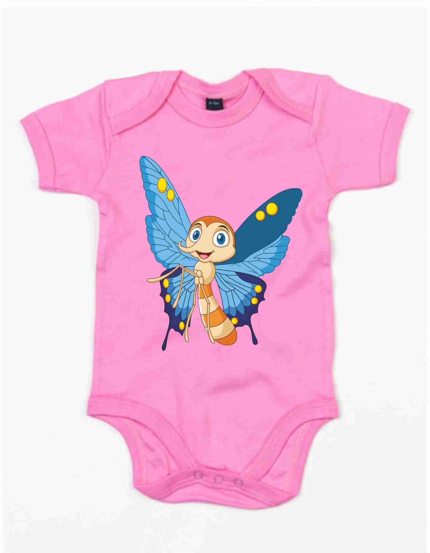 Baby Body mit Aufdruck Funny Butterfly