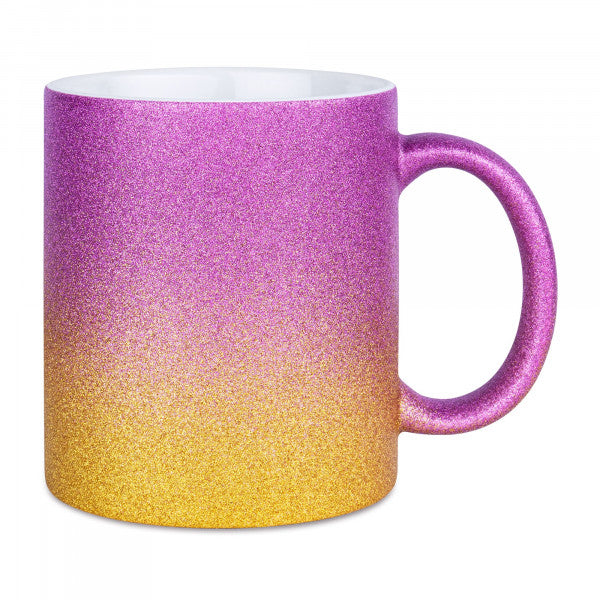 Glitzer Tasse mit Farbverlauf SPARK-BC-BL